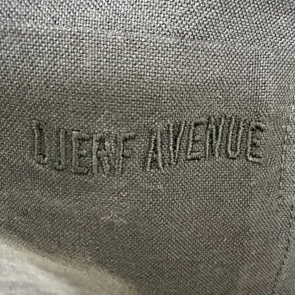 Djerf Avenue Breezy Shirt Organic Cotton Long Sleeve Button Down Black Size L - Picture 6 of 10